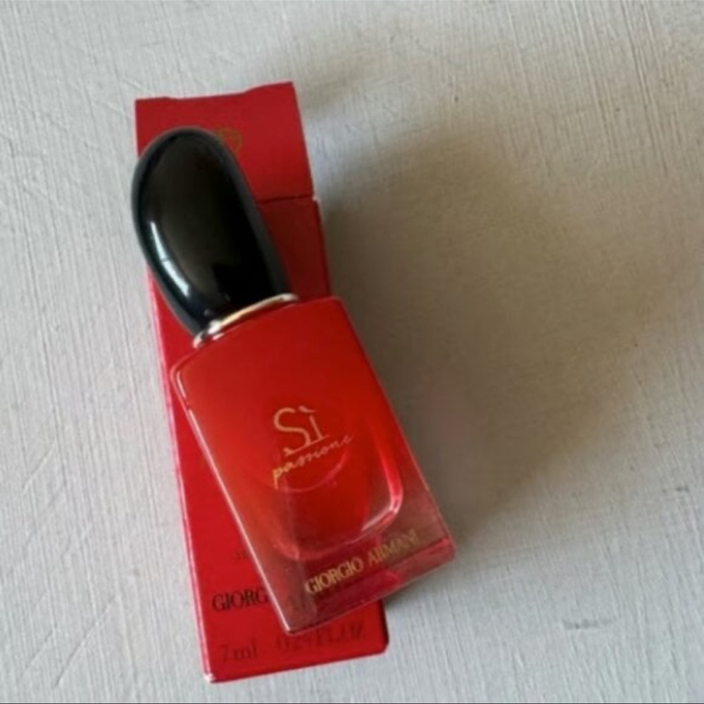 NEW! Giorgio Armani Si Passione EDP Splash 0.24 oz /7ml